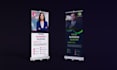 design creative eye catching roll up banner for your business