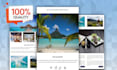 design HTML email template newsletter