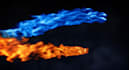 make dragon fire logo reveal opener