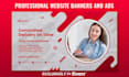 design professional website banners and ads