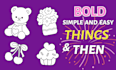 draw bold and easy coloring pages
