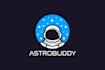 create modern space, astronaut, galaxy, planet logo design
