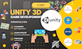 develop, reskin unity games 2d, 3d with multiplayer features