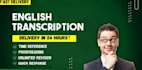 do text transcription in english