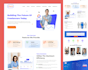 do figma website design, website uiux design, figma design, adobe xd, psd