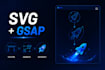 create interactive svg, CSS and scroll animations with gsap