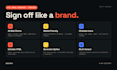 create a clickable and editable HTML email signature