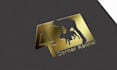 design stunning 3d silver and gold with premium logo mockup