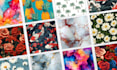 create unique and exclusive seamless pattern designs using ai
