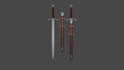 create game ready 3d game assets in blender