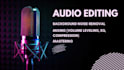 remove background noise from audio or video recording