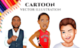 design realistic vector emoji, avatar, illustration, and portrait from photo