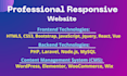 design a professional responsive and functional website