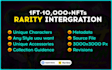design professional nft and generate 10k collection with metadata