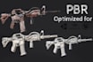 create aaa 3d game assets , props n weapons for unity n ue