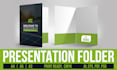 design a unique and eye catching presentation folder