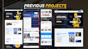 make responsive, static website or HTML, CSS landing page portfolio website