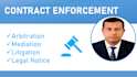 do contract negotiation, dispute resolution, and enforcement