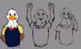 create a unique character avatar  mascot design