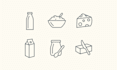 design awesome minimalistic line vector icons