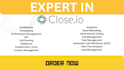 setup close crm lead management automation data make com zapier integrations