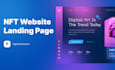 create web3, blockchain, nft and ai website UI UX deisgn