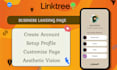 linktree beacons landing page setup link in bio optimization