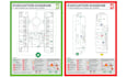 design an easy to use emergency exit plan, evacuation map