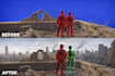 do green screen removing, rotoscoping, masking object removal