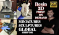 do pro resin 3d printing for warhammer 40k d and d miniatures  custom models
