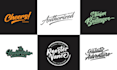 design scripted, calligraphy , cursive, hand lettering logo