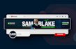 design youtube banner and logo