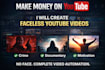 create faceless youtube videos with script, voice and editing