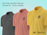 create customized mockup of the polo shirt design