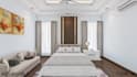 do bedroom interior design with 3d render