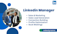 be your b2b appointment setter and linkedin manager