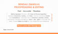 proofread and edit your bengali or bangla texts