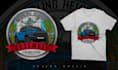do vintage logo design for merch