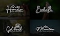 create signature, handwritten, scripted, cursive  logo