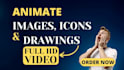 animate picture, images, and icons to make them alive