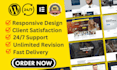 design responsive landing page and wordpress website with elementor pro