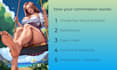 create confident sensual anime pin up illustrations