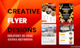 design perfect flyer for your event