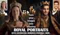 make renaissance custom royal portrait of king or queen in 2 hours
