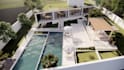 3d landscape exterior design backyard yard terrace patio garden outdoor balcony