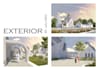 do architectural collage illustration, render, visualisation in photoshop
