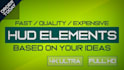 add hud, hologram elements to your video