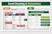 separate, clean, removing unwanted duplicate data and merge the data in excel