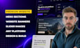 create any website banner, shopify banner, hero section slider image