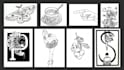 draw vector line art or line drawing illustrations